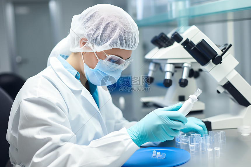 医学实验室观察高清图片下载-正版图片600537993-摄图网