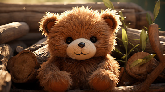 可爱的棕色泰迪熊图片