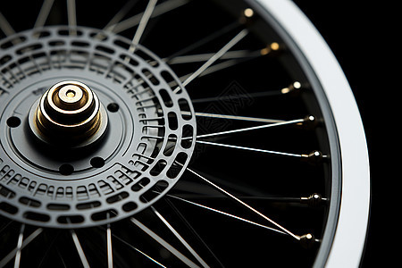 自行车的轮子背景图片