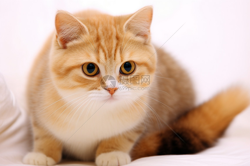 好奇的小橘猫高清图片下载-正版图片600541262-摄图网