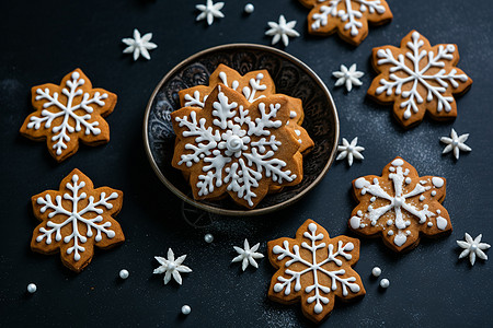 雪花糖霜姜饼图片