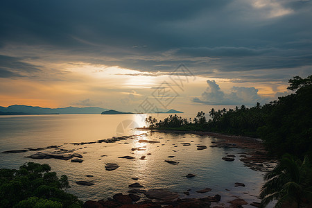 美丽的岛屿风景图片