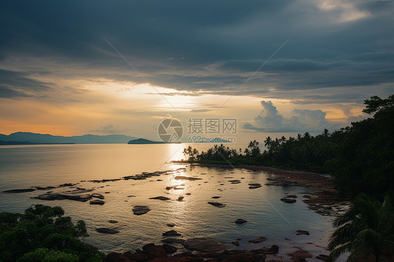 美丽的岛屿风景图片