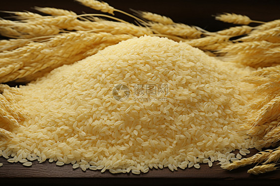 健康的谷物米图片