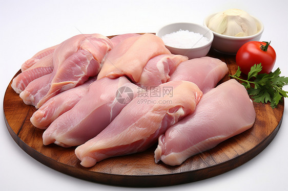 健康营养的鸡肉图片