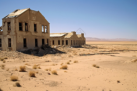 户外的沙漠建筑图片