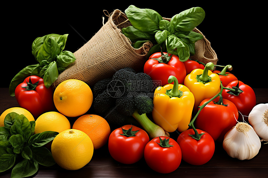 五彩斑斓的农产品高清图片下载-正版图片600550111-摄图网