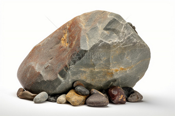 花园里的石头图片