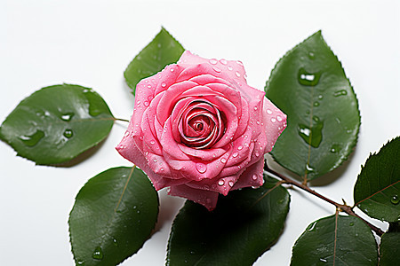 绽放的美丽玫瑰花图片