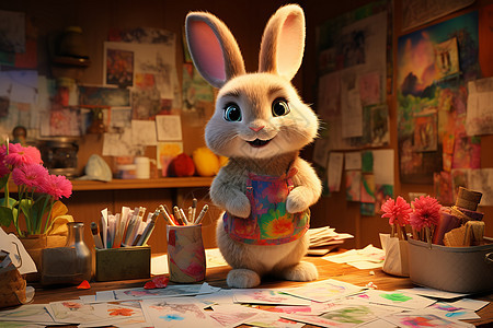 可爱卡通兔子图片
