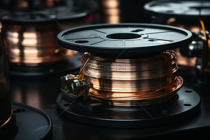 铜线卷轴上的现场高清图片下载-正版图片600551718-摄图网
