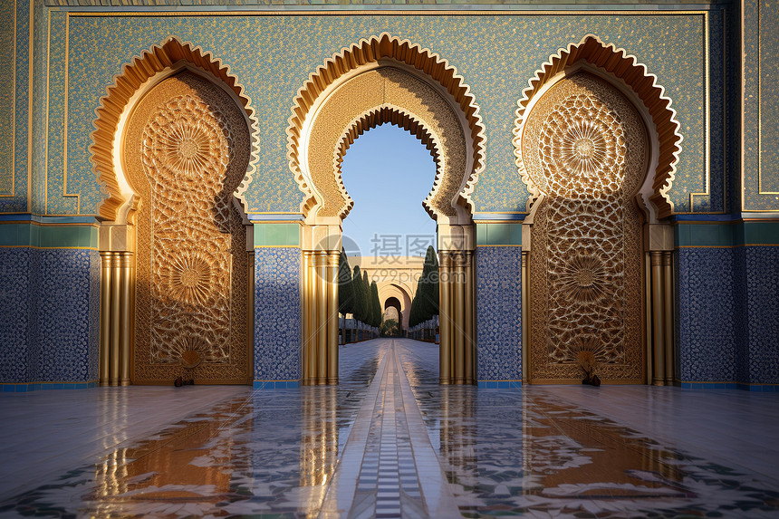 摩洛哥皇家建筑装饰图片