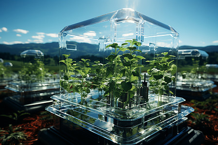 未来温室农业图片