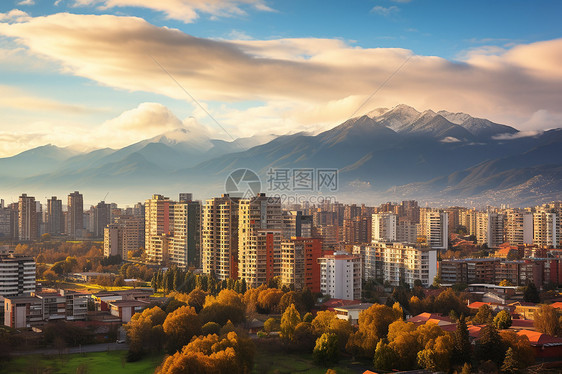 现代化城市建筑景观图片