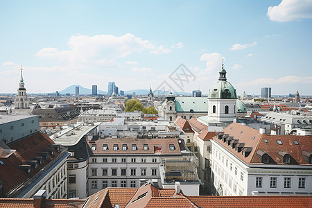 欧洲城市建筑的景观图片