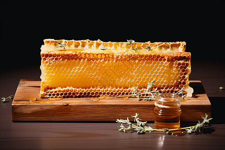 香甜可口的蜂巢图片