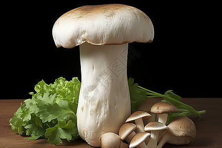 鲜美多汁的蘑菇图片