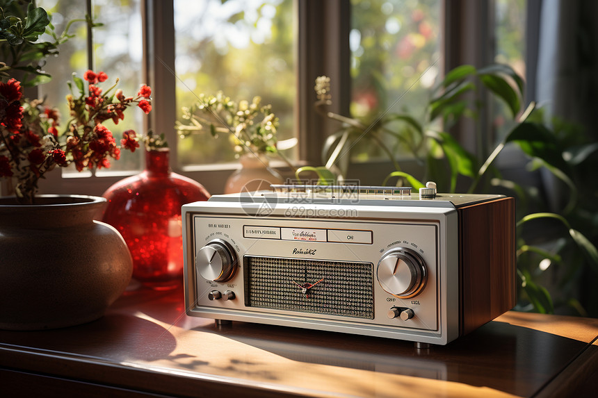 复古的收音机图片