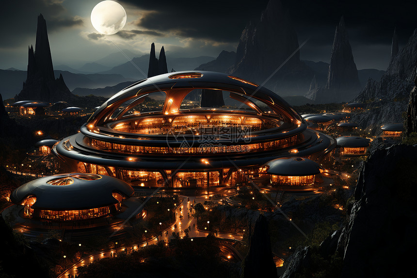 未来主义设计插画图片下载正版图片600561380摄图网