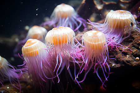 海底美丽水母图片