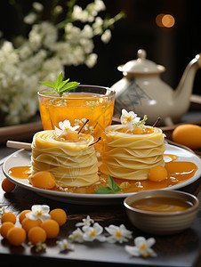 美味精致的广东蛋黄月饼图片