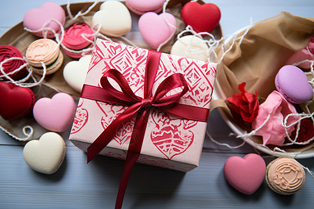 甜蜜的情人节礼盒图片