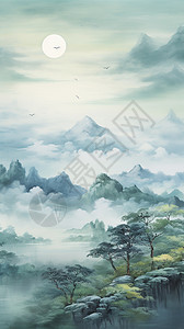 中国山水画图片