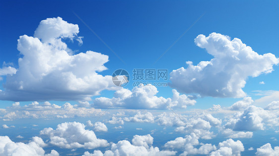 蓝蓝的天空图片