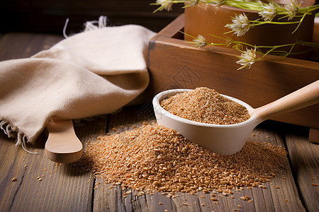 健康饮食的小麦粮食图片
