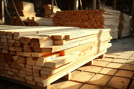工业木材加工厂背景图片
