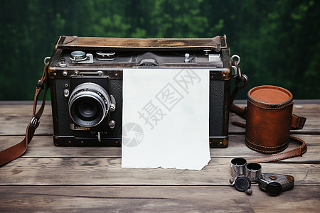 复古的老式胶卷相机图片