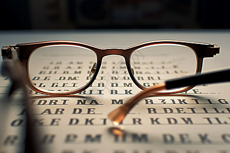 字母上的视力眼镜图片