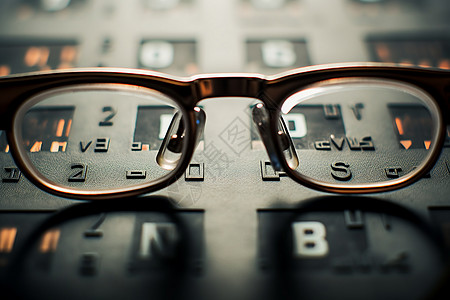 视力清晰的眼镜图片
