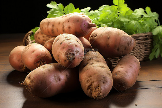 农业的蔬菜红薯图片