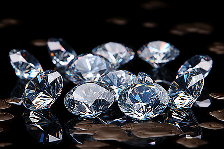 钻石闪耀的财富图片