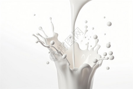 白色的牛奶液体图片