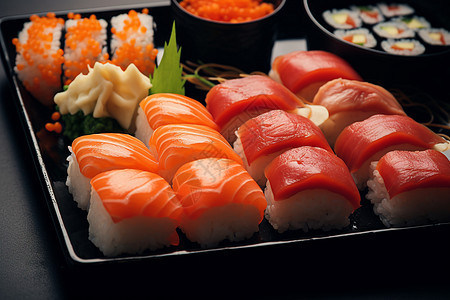 美味日式寿司套餐图片