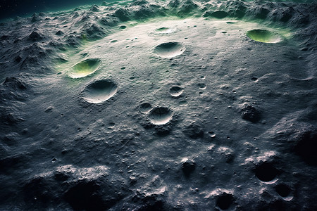 宇宙中的月球背景图片
