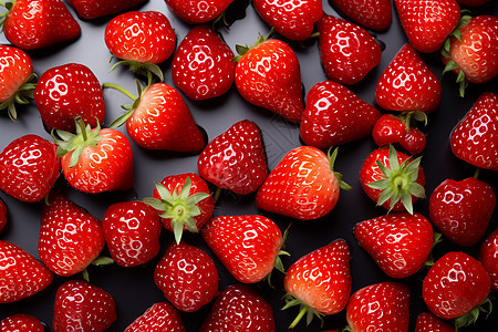 鲜美诱人的草莓水果图片