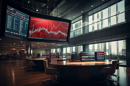 现代股票交易大厅图片