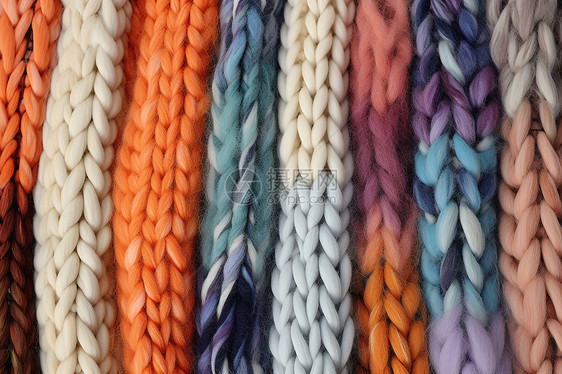 冬季保暖的针织围巾图片