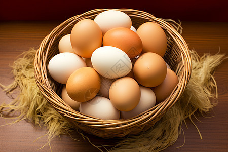 营养早餐的鸡蛋背景图片