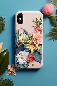 植物花朵手机壳设计图片