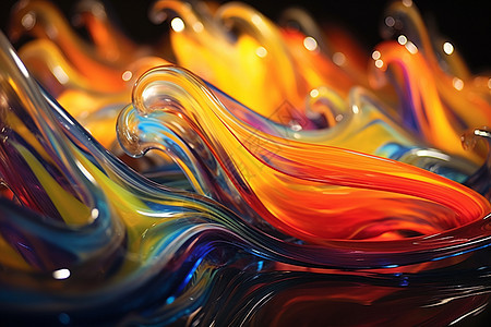 色彩缤纷的流体质感医师图片