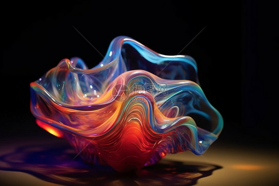 玻璃液体艺术图片