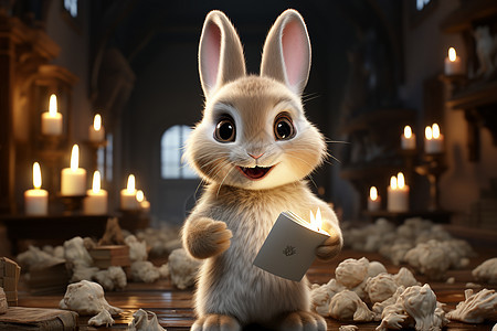可爱兔子的模型图片