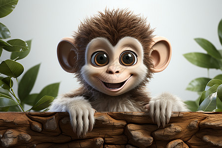 真实开心的猴子图片