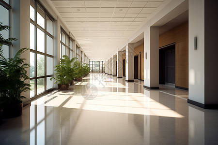 大厅走廊背景图片