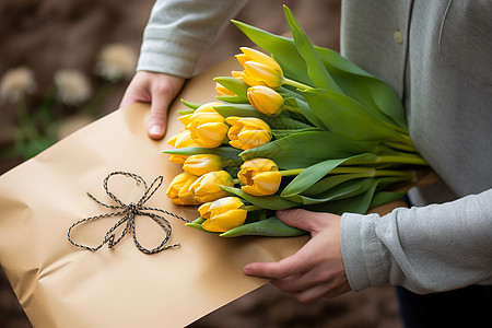 郁金香花束图片