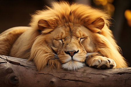 狮子休憩中图片